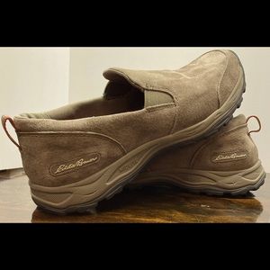 Eddie Bauer Rodgers Brown Suede Slip-Ons Men’s size 9.5 NWOB Very NICE Shoes!